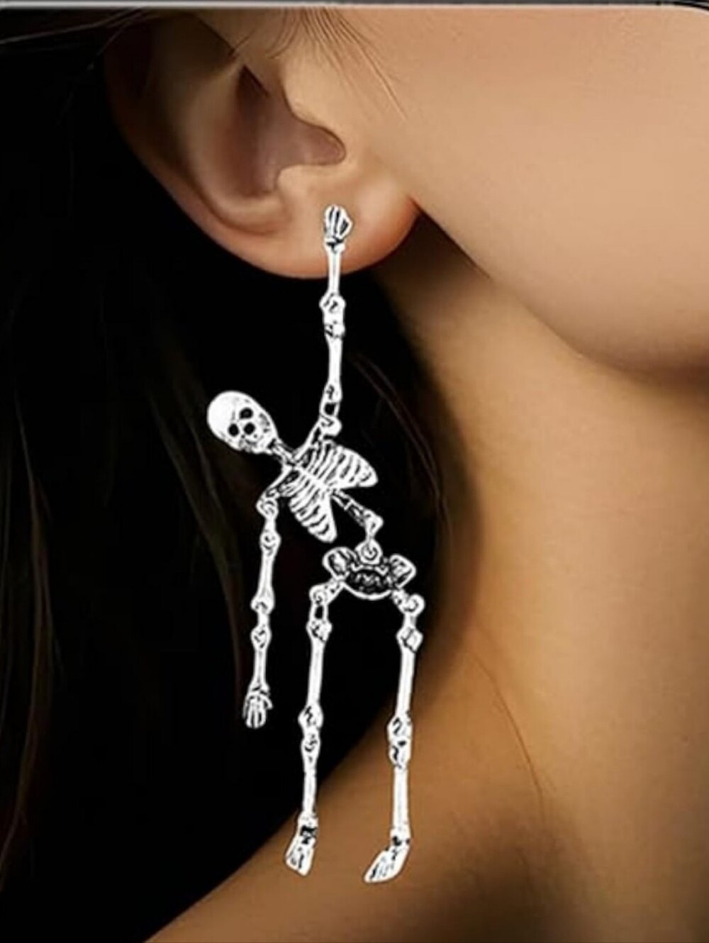 Hallloween Skeleton Dangle Earrings